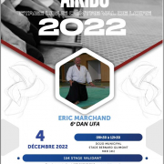 Stage régional aikido Ligue du Centre, avec Eric Marchand le dimanche 4 décembre 2022 à Mer